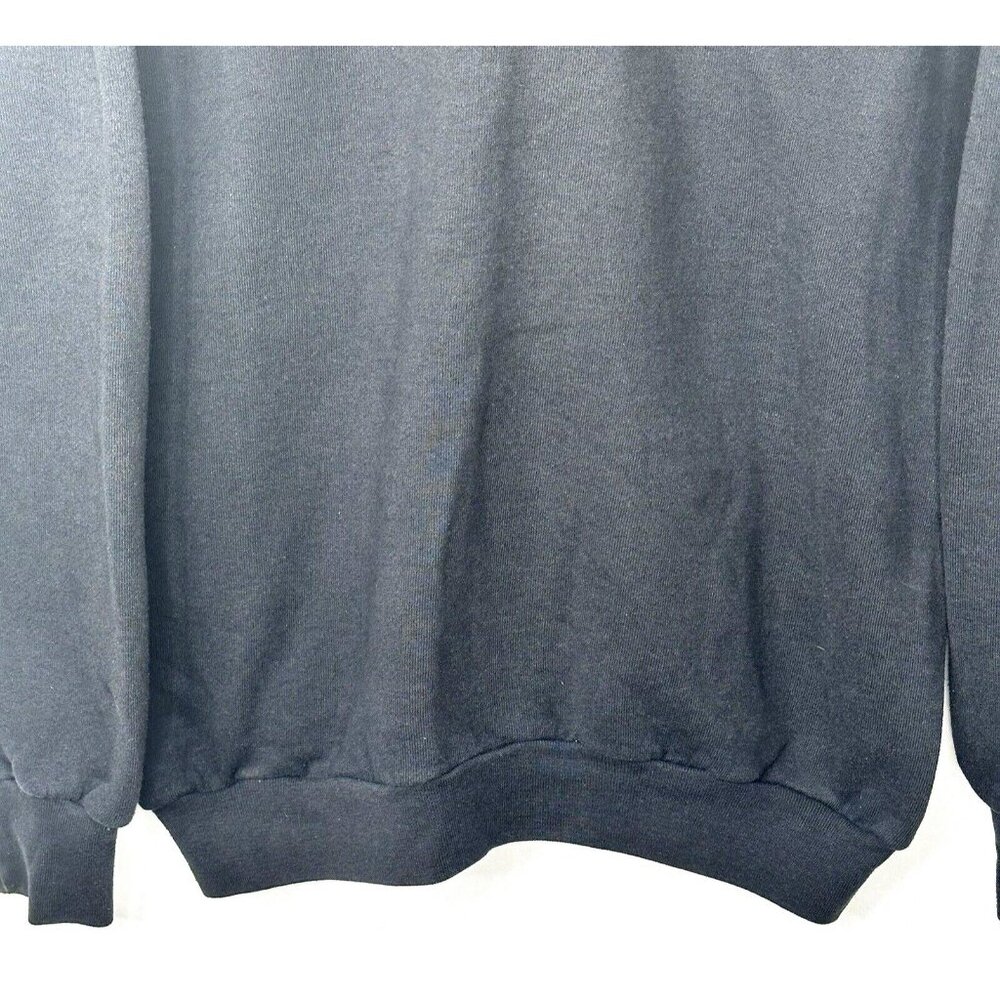 Fruit of the Loom Mens Sweatshirt Vintage Charley Pride Crew Neck Black X-Large - Picture 4 of 10